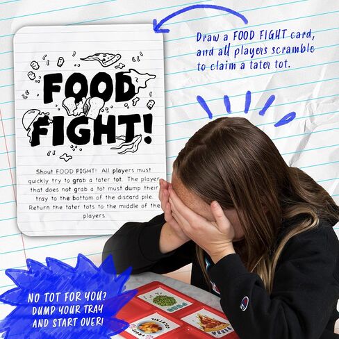 The Lunch Room – Ultimate Family Board & Card Game Hilarious Food Fight with Tater Tots Squishy Toys for Kids & Adults 8+ | Easy-to-Learn Party Game for 3-6 Players in Saudi Arabia