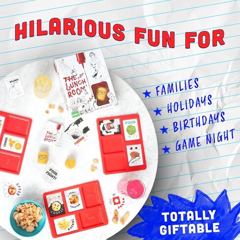 The Lunch Room – Ultimate Family Board & Card Game Hilarious Food Fight with Tater Tots Squishy Toys for Kids & Adults 8+ | Easy-to-Learn Party Game for 3-6 Players in Saudi Arabia
