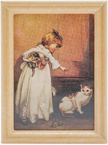 Odoria 1/12 Miniature Framed Wall Art Picture Painting Dollhouse Accessories in Saudi Arabia