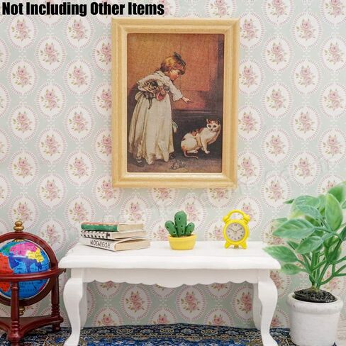 Odoria 1/12 Miniature Framed Wall Art Picture Painting Dollhouse Accessories in Saudi Arabia