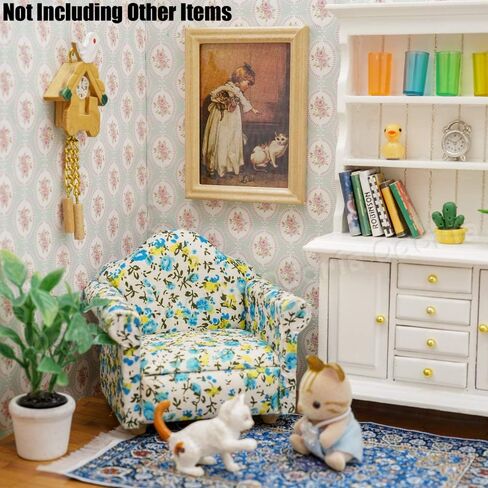 Odoria 1/12 Miniature Framed Wall Art Picture Painting Dollhouse Accessories in Saudi Arabia