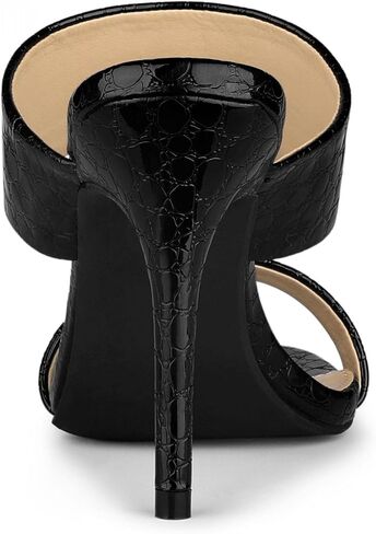 Allegra K Women's Open Toe Stiletto Heel Slide Sandals in Saudi Arabia