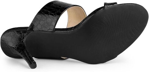 Allegra K Women's Open Toe Stiletto Heel Slide Sandals in Saudi Arabia