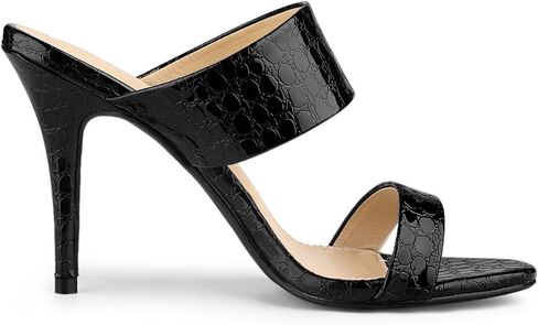 Allegra K Women's Open Toe Stiletto Heel Slide Sandals in Saudi Arabia