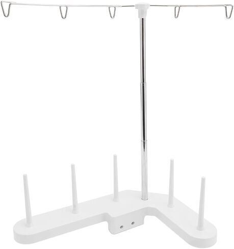 Thread Spool Holder Stand, 5 Spools Holder for Embroidery and Sewing Machines, Adjustable Height Embroidery Thread Holder Multifunctional Thread Holder for Home Sewing Machine in Saudi Arabia