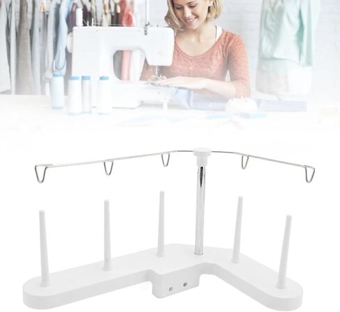 Thread Spool Holder Stand, 5 Spools Holder for Embroidery and Sewing Machines, Adjustable Height Embroidery Thread Holder Multifunctional Thread Holder for Home Sewing Machine in Saudi Arabia