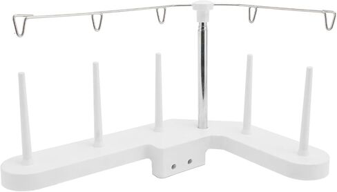 Thread Spool Holder Stand, 5 Spools Holder for Embroidery and Sewing Machines, Adjustable Height Embroidery Thread Holder Multifunctional Thread Holder for Home Sewing Machine in Saudi Arabia