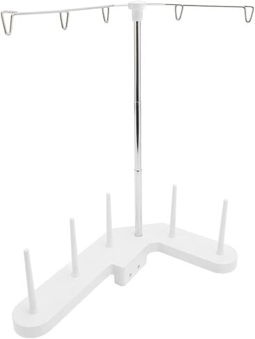 Thread Spool Holder Stand, 5 Spools Holder for Embroidery and Sewing Machines, Adjustable Height Embroidery Thread Holder Multifunctional Thread Holder for Home Sewing Machine in Saudi Arabia