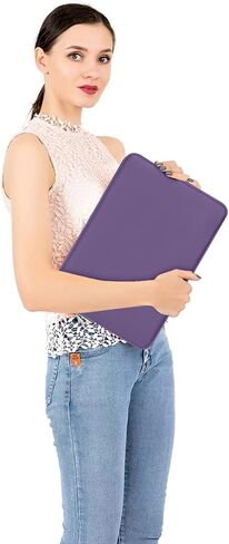 MOSISO Compatible with MacBook Air 13 inch Case 2024 2023 2022 M3 A3113 M2 A2681 Touch ID, Plastic Hard Shell&Keyboard Cover&Screen Film&Type C Adapter&Neoprene Bag, Imperial Purple&Grape Purple in Saudi Arabia