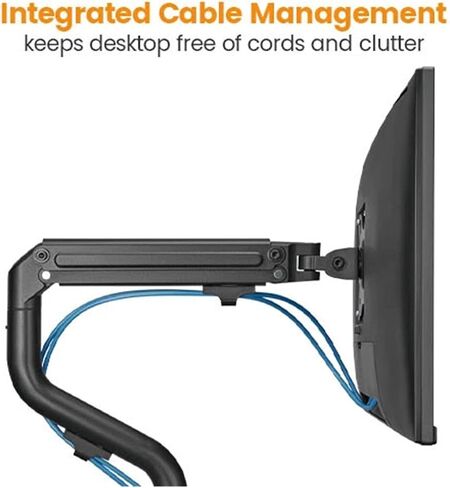 Single Arm TV LCD Monitor Desk Mount Bracket in Saudi Arabia