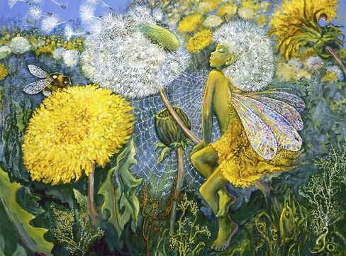 Buffalo Games - Josephine Wall - Glitter - Dandelion Fairy - 1000 Piece Jigsaw Puzzle for Adults - Challenging Puzzle Perfect for Game Nights - Finished Size is 26.75 x 19.75 in Saudi Arabia