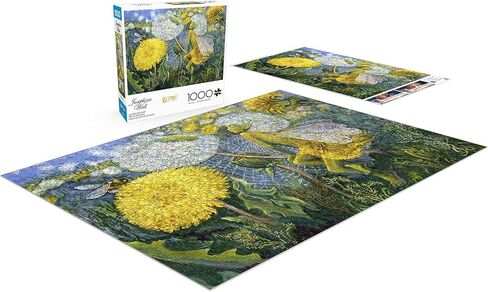 Buffalo Games - Josephine Wall - Glitter - Dandelion Fairy - 1000 Piece Jigsaw Puzzle for Adults - Challenging Puzzle Perfect for Game Nights - Finished Size is 26.75 x 19.75 in Saudi Arabia