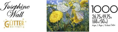 Buffalo Games - Josephine Wall - Glitter - Dandelion Fairy - 1000 Piece Jigsaw Puzzle for Adults - Challenging Puzzle Perfect for Game Nights - Finished Size is 26.75 x 19.75 in Saudi Arabia
