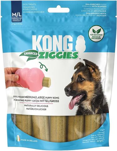Ziggies Ziggies Kong تعزيز أسنان تنظيف الكلاب - يمكن استخدامها مطاطية كلاسيكية الألعاب الكلاسيكية (صغيرة) in Saudi Arabia