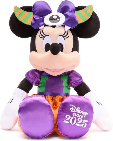 DISNEY STORE Official Mickey Mouse Halloween Plush - Disney Halloween Stuffed Animal with Embroidered Features, Detailed Plush Sculpting, Furry Monster Costume, Felt Teeth, Scales and Cyclops Eye in Saudi Arabia