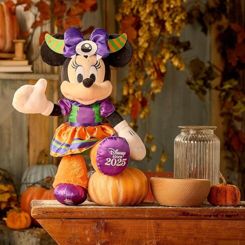 DISNEY STORE Official Mickey Mouse Halloween Plush - Disney Halloween Stuffed Animal with Embroidered Features, Detailed Plush Sculpting, Furry Monster Costume, Felt Teeth, Scales and Cyclops Eye in Saudi Arabia