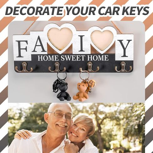 سلسلة مفاتيح YOU WIZV Bear من الراتنج باللون الأسود وحلقة مفاتيح رائعة لمفاتيح السيارة، وإكسسوارات حقيبة الظهر، هدية تزيين للنساء والفتيات in Kuwait