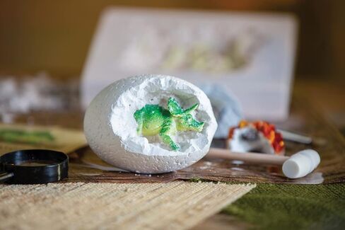 MindWare Dig It Up! Deluxe Dinosaur Excavation Kit - Ages 4+ Dino Dig Kit - Includes Excavation Tools to Dig Out 8 Treasures in Saudi Arabia