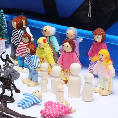 Soulchen Play Therapy Sandtray Portable Starter Kit - Sandtray Play مع صينية ورمل وحقيبة تخزين وفرشاة و 178 مصغرة من الخيال الطبيعي والعديد من الموضوعات الأخرى للعلاج النفسي in Kuwait