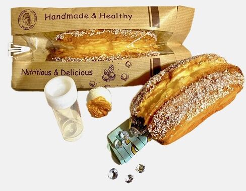 Diversion Safe Worlds Most Unique Fake Bread Stash Can Safe Security Decoy Place In Fridge Feels like the Real thing with Hidden Compartment to Hide Valuables Moisture Proof Bottle And Security Bag in Kuwait