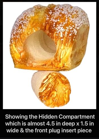 Diversion Safe Worlds Most Unique Fake Bread Stash Can Safe Security Decoy Place In Fridge Feels like the Real thing with Hidden Compartment to Hide Valuables Moisture Proof Bottle And Security Bag in Kuwait