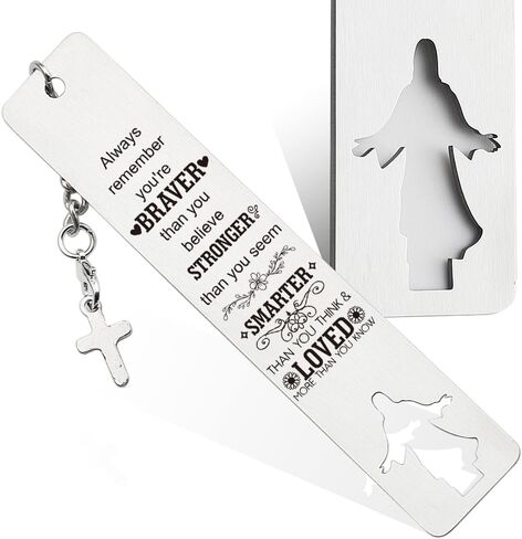 Catholic Bookmarks Gifts for Women, Men,Teen, Kids, Birthday Bookmarks Gifts for Daughter, Son, Bible Bookmarks Gifts for Women, Christian Gifts for Men, Girls, Boys in Saudi Arabia