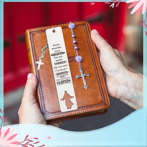 Catholic Bookmarks Gifts for Women, Men,Teen, Kids, Birthday Bookmarks Gifts for Daughter, Son, Bible Bookmarks Gifts for Women, Christian Gifts for Men, Girls, Boys in Saudi Arabia