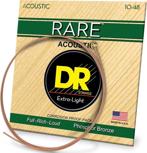 سلاسل DR نادرة - الفوسفور البرونزي AcousticHex Core 10-48 in Saudi Arabia