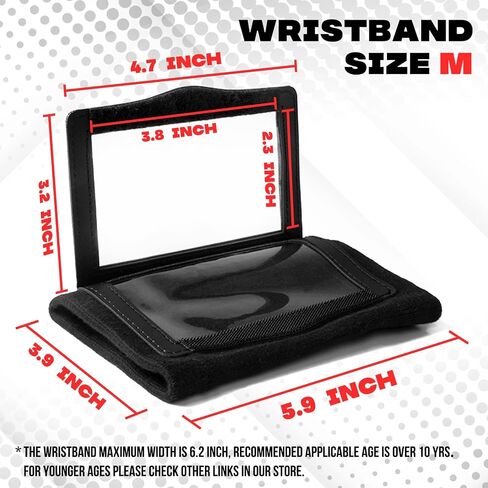 1nmore 5V5 ، 7V7 Football Wristbands مع نظام Playbook System ، مدرب معصم قورتربك للشباب ، Flag Football Wrist Bands مع ملصقات مسرحيات وبطاقات PVC in Kuwait