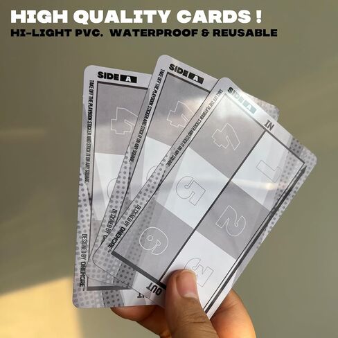 1nmore 5V5 ، 7V7 Football Wristbands مع نظام Playbook System ، مدرب معصم قورتربك للشباب ، Flag Football Wrist Bands مع ملصقات مسرحيات وبطاقات PVC in Kuwait