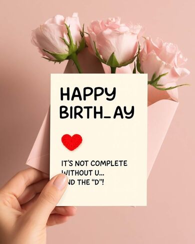 بطاقة عيد ميلاد مضحكة للرجال - زينة فريدة للرجال والزوج وصديقها - بطاقات عيد ميلاد سعيد (نمط ب) in Kuwait