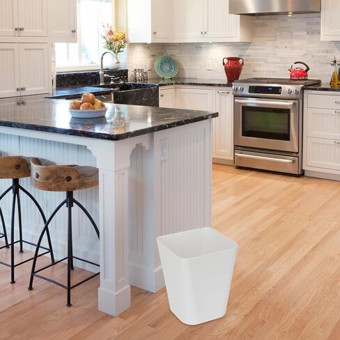 ZXJ Small Trash Can - Waste Basketbin - 1.8 Gallon -Grey - Bathrooms, Laundry Room, Kitchens, Offices in Saudi Arabia