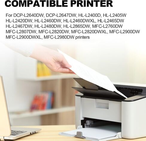 TN830XL Toner Cartridge Replacement for TN830XL TN830/XL/V Toner Compatible with Brother HL-L2460DW HL-L2405W HL-L2400D HL-L2480DW MFC-L2820DW XL MFC-L2900DW DCP-L2640DW Printer (4 Black) in Kuwait