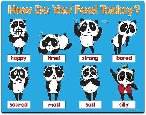 ZOCO – How Do You Feel Today Magnet – Feelings, Emotions, Mood Chart for Kids – 8.5x11 Laminated – SEL Tool for Toddlers, Preschool & Elementary in Kuwait