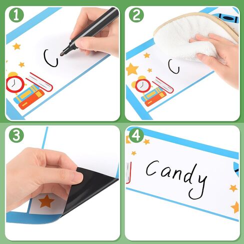 Yexiya 10 Pcs Magnetic Write Wipe Paper Organization Chart 11 x 15" Dry Erase Objective Learning Classroom Objectives Board Magnets for Whiteboard Teaching Accessories Subject Homework Goals Targets in Saudi Arabia