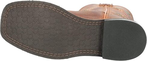 Smoky Children's Kid's Floralie Brown Leather Western Cowboy Boot in Saudi Arabia