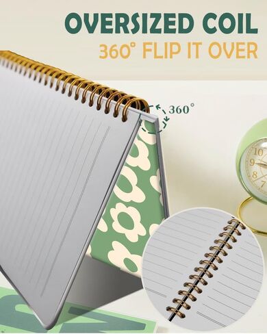 دفتر الكتابة الحلزوني المحكوم ، A5 Hardcover College College Journal for Women Lady Girl ، ملزمة قوية مزدوجة مع الورق الممتاز ، 8.4 "× 6" ، مثالية للمدرسة ، المكتب ، الهدايا المنزلية (علم كبرياء قوس قزح) in Kuwait