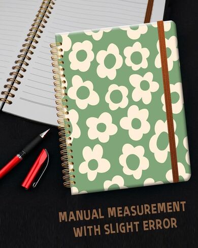 دفتر الكتابة الحلزوني المحكوم ، A5 Hardcover College College Journal for Women Lady Girl ، ملزمة قوية مزدوجة مع الورق الممتاز ، 8.4 "× 6" ، مثالية للمدرسة ، المكتب ، الهدايا المنزلية (علم كبرياء قوس قزح) in Kuwait
