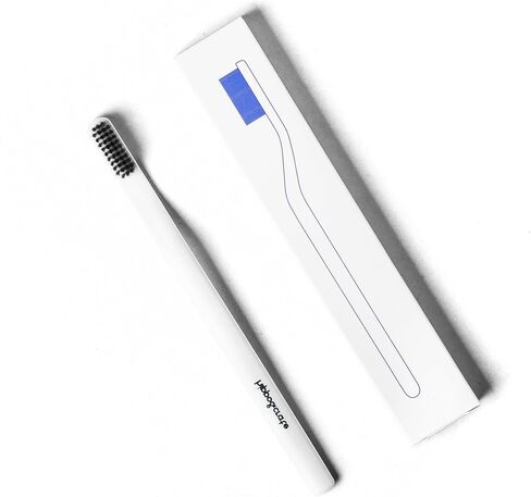 HippoCrate Charcoal Toothbrush with Soft Bristles, Dentist Approved (4 Counts) in Saudi Arabia