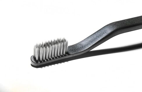 HippoCrate Charcoal Toothbrush with Soft Bristles, Dentist Approved (4 Counts) in Saudi Arabia