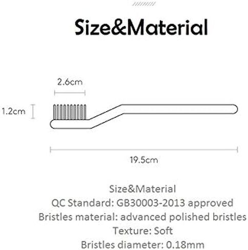 HippoCrate Charcoal Toothbrush with Soft Bristles, Dentist Approved (4 Counts) in Saudi Arabia