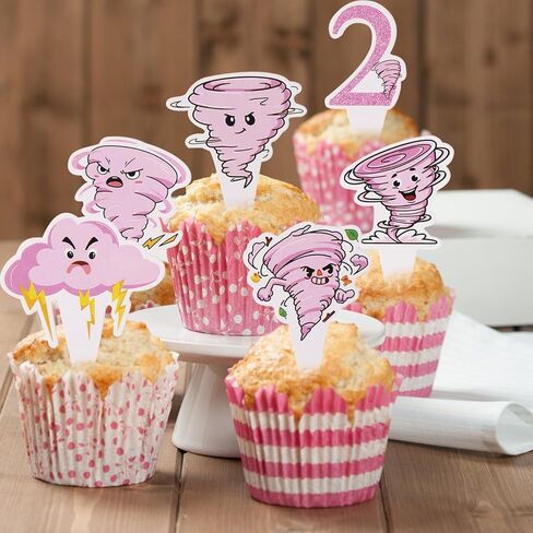 24 PCS Safari Party Decorations - Safari Cupcake Toppers Wild Animals for Safari Birthday Decorations & Safari Baby Shower Decorations in Kuwait