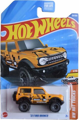 Hot Wheels '21 Ford Bronco ، HW Hot Trucks 1/10 [Yellow] 20/250 in Saudi Arabia