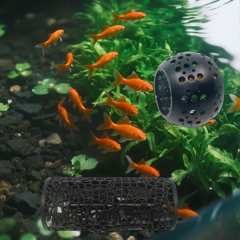 2 PCS Betta Fish Tunnel Hammock & Shrimp Cave Aquarium Decor ، Betta Tunnel Tube Black Hideout Tube للأسماك الصغيرة ، الروبيان ، إخفاء غوبي والراحة (أسود) in Kuwait