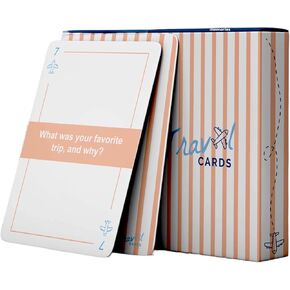 49 Travel Conversation Cards - Couples Card Game - Travel Essentials - Girlfriend Gift - Fun and Entertaining Adult Party Games for Interactive Game Night in Saudi Arabia