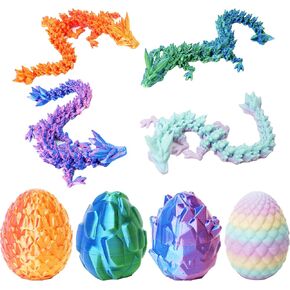 مرخص رسميًا 4 حزمة ثلاثية الأبعاد تنين المطبوعة مع بيض فريد من نوع in Kuwait