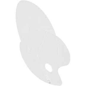 2pcs Plastic Painting Palette Tray Acrylic Mixing Plate Paint Palette Watercolor Art Paint Pallet in Kuwait