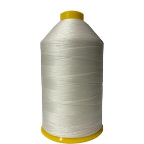 Amann Strongbond 40 / V69 NYLON Industrial Bolded There 70 3500M - خيط خياطة شاق للجلد ، تنجيد وأكياس - 3،827 ياردة ، أبيض - 420567FRTNA in Kuwait