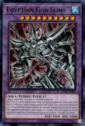 Egyptian God Slime (UR) - RA01-EN029 - Ultra Rare - 1st Edition in Saudi Arabia