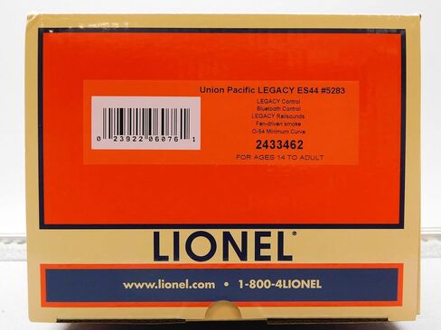 Lionel BTO Union Pacific Up Legacy ES44#5283 Diesel Locomotive o Gauge 2433462 in Saudi Arabia